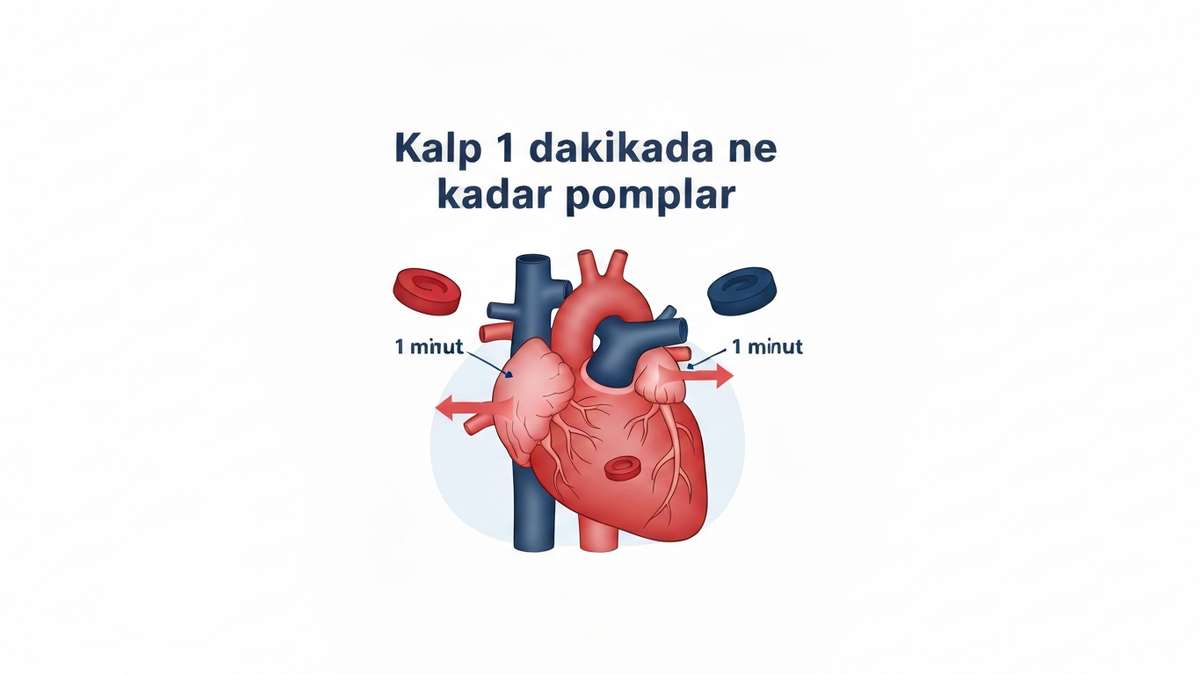Kalp Dakikada Ne Kadar Kan Pompalar? Hayatın Ritmi