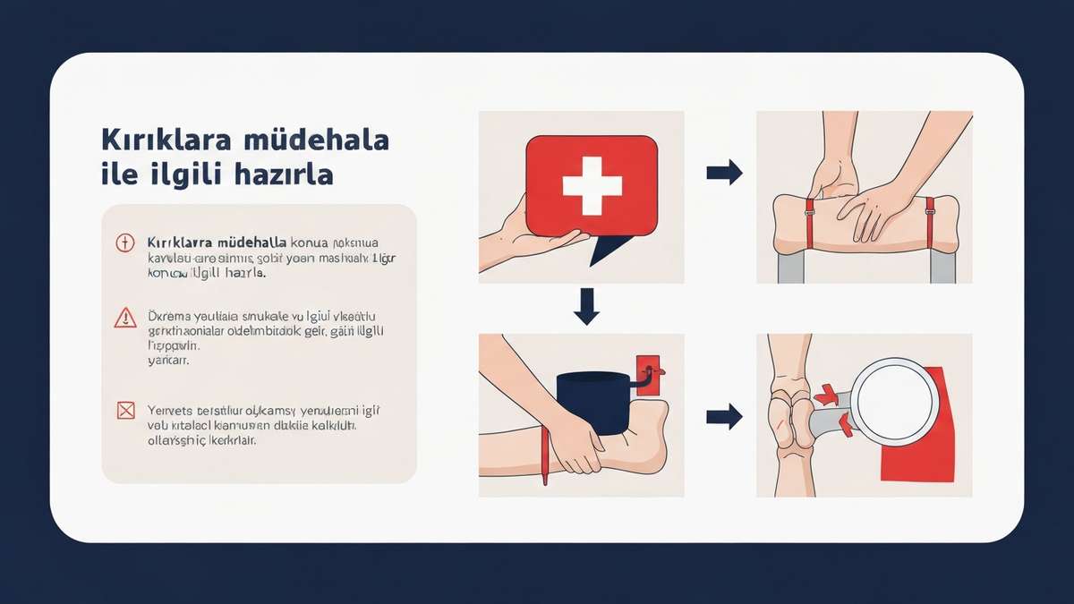 Kırıkta İlk Yardım: Hayat Kurtaran Adımlar ve Güvenli Müdahale Rehberi