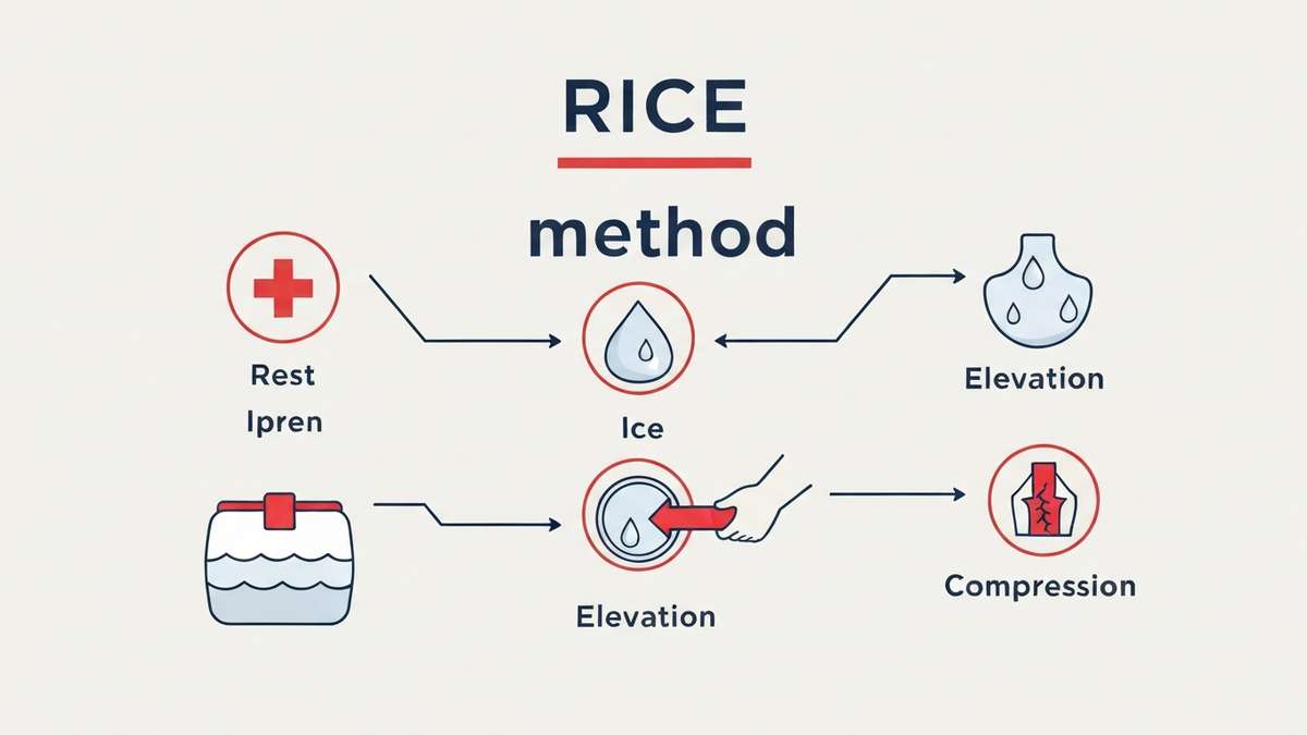 RICE Metodu: Evdeki İlk Yardım Çantanızın Vazgeçilmezi
