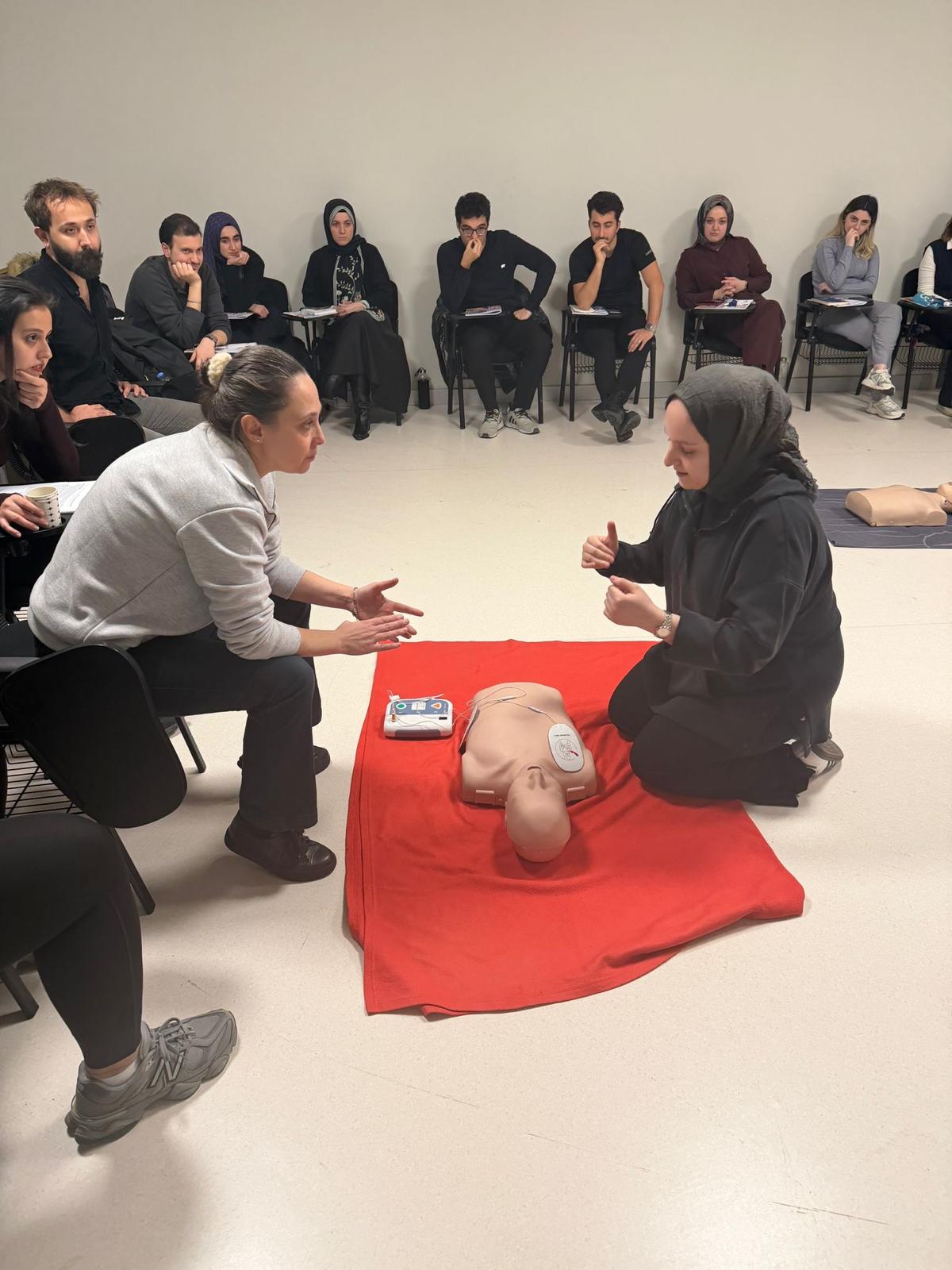 İlk yardım eğitimi saha çalışması